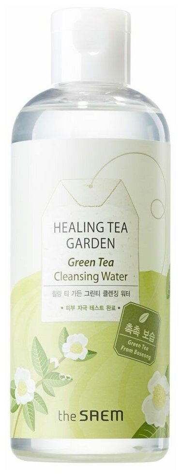 Очищающая вода The Saem Healing Tea Garden Cleansing Water (Green Tea)