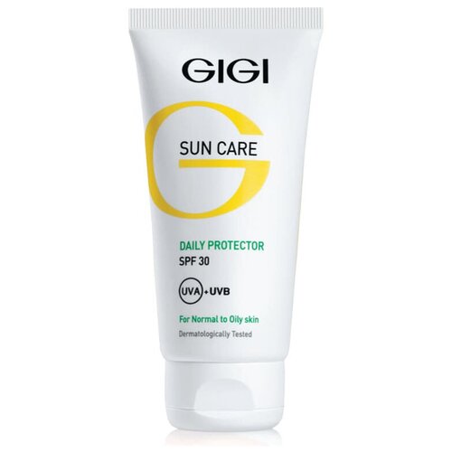 Солнцезащитный крем с защитой днк GiGi Sun Care Daily Protector For Normal To Oily Skin SPF30 75 мл