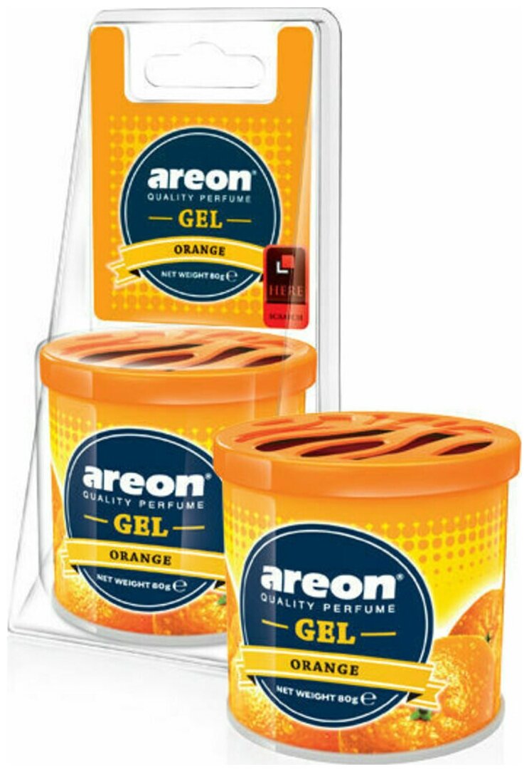 Ароматизатор AREON гель GEL CAN Orange 704-GCB-02