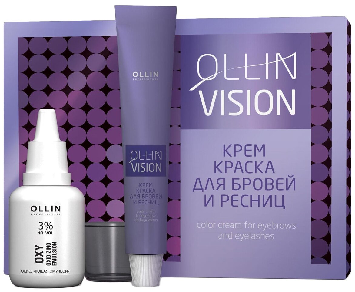 Краска для волос Ollin Professional Ollin Vision Set, Черный