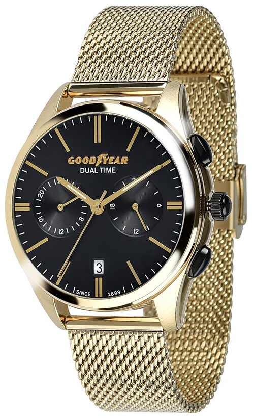 Наручные часы Goodyear, золотой