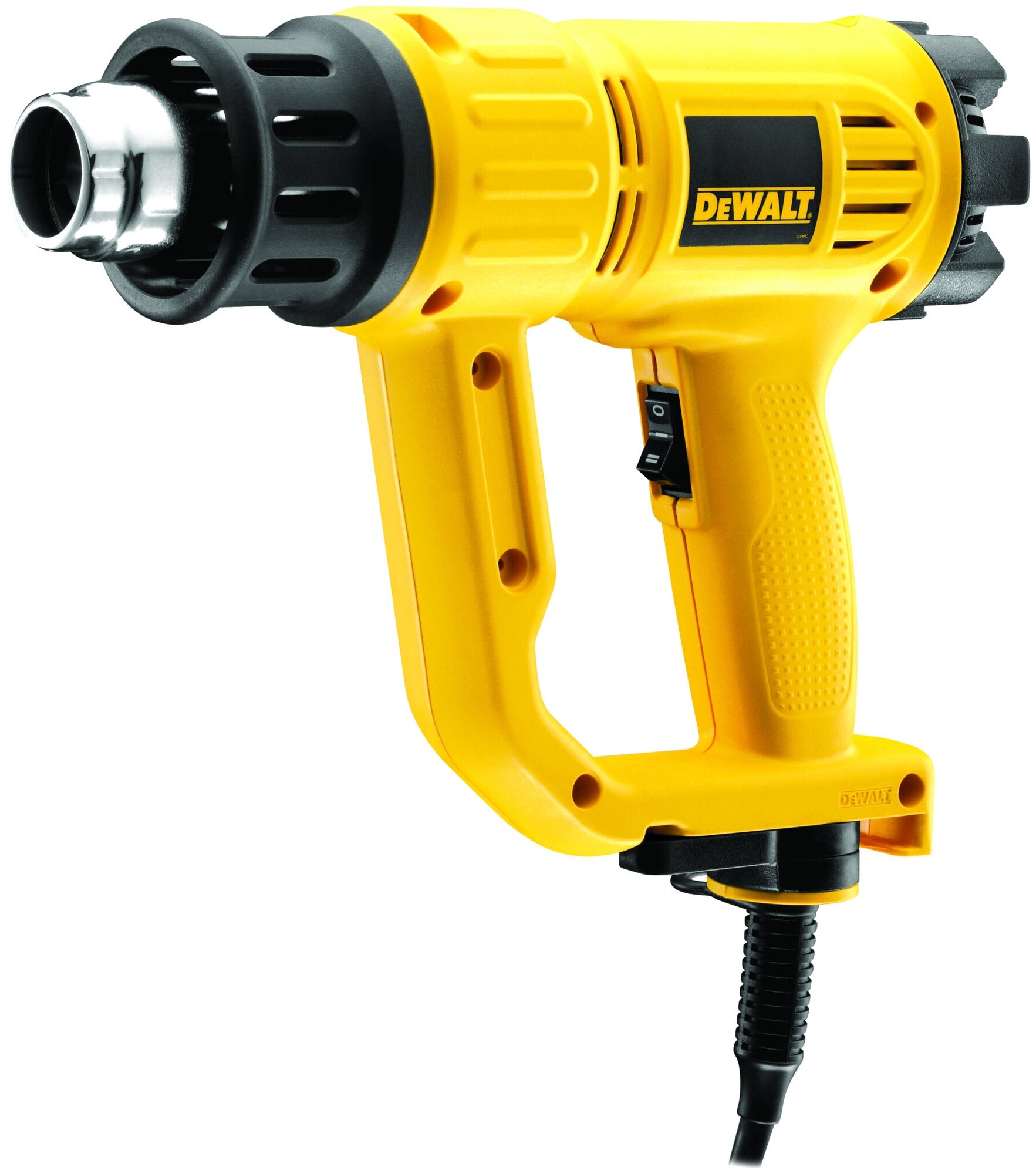 Строительный фен DeWALT D26411, 1800 Вт желтый