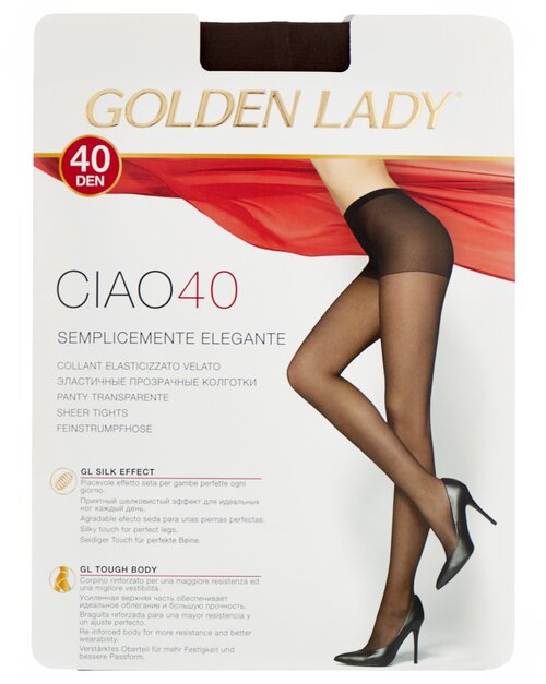 Колготки  Golden Lady Ciao, 40 den, размер 3, серый