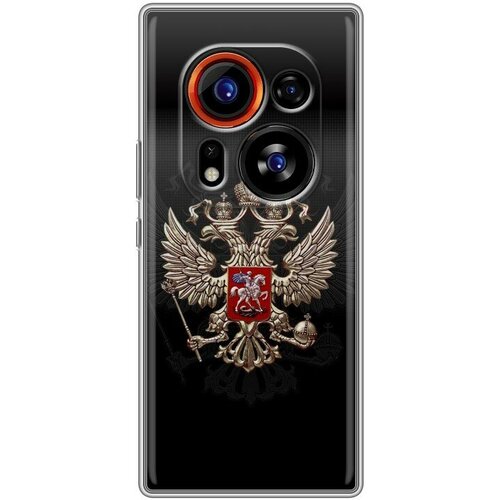 смартфон tecno phantom x2 pro 5g 12 256gb звёздная пыль Дизайнерский силиконовый чехол для Текно Фантом Х2 Про / Tecno Phantom X2 Pro Герб России