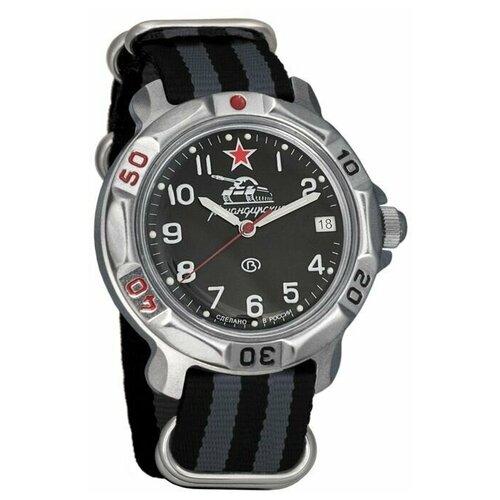 Наручные часы Восток Командирские, серый наручные часы восток командирские механические командирские 816289 black grey серый