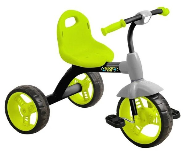 1TOY Велосипед трехколесный Nika ВД1, цвет черный с лимонным купить ...