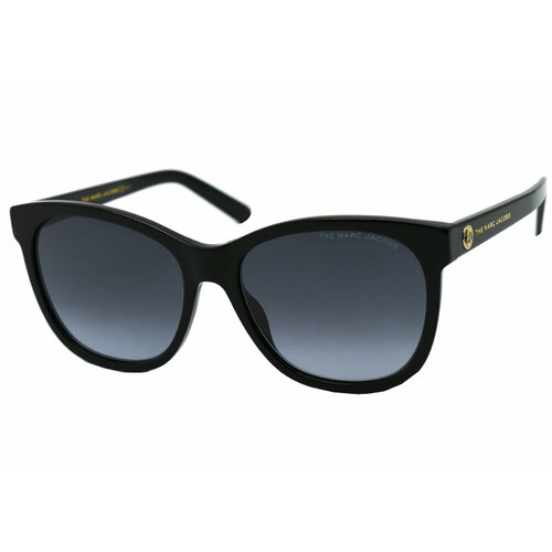 Солнцезащитные очки MARC JACOBS 527/S, вайфареры, с защитой от УФ, градиентные, для женщин, черный