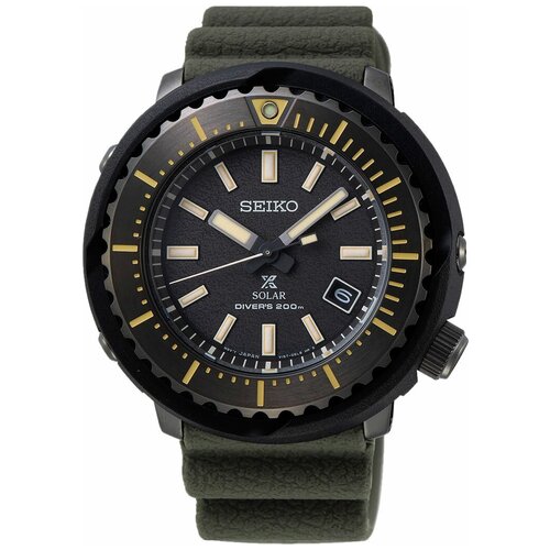 Наручные часы SEIKO Prospex, зеленый, черный
