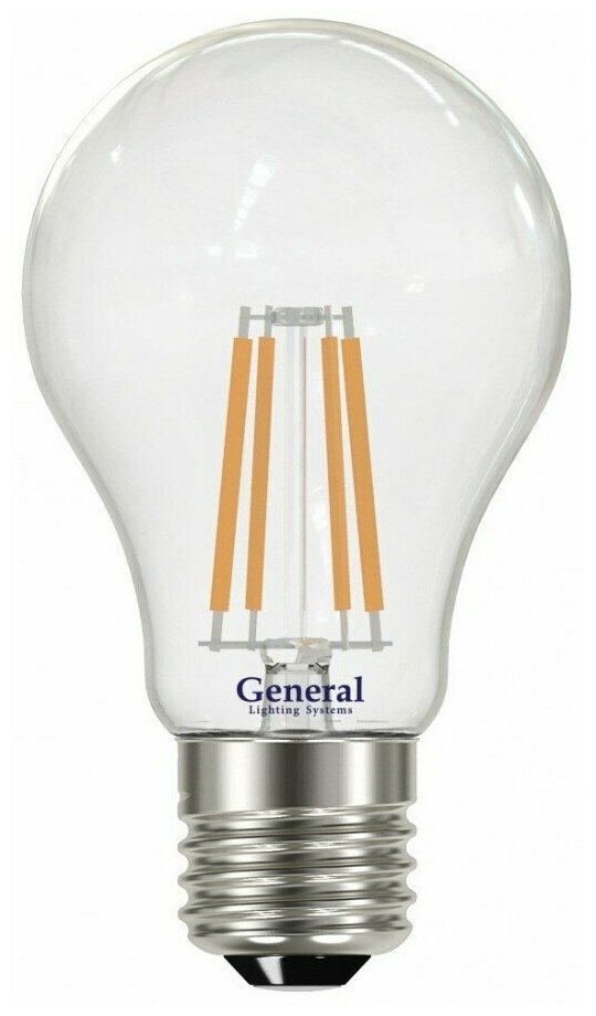 Лампа филамент светодиодная General Lighting 10Вт 649300 GLDEN-A60S-10-230-E27-6500
