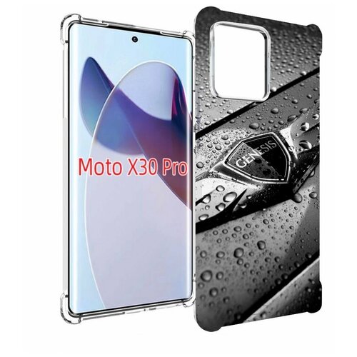 Чехол MyPads дженезис genesis 2 мужской для Motorola Moto X30 Pro задняя-панель-накладка-бампер