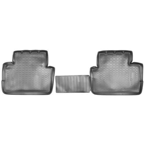 Коврики Салон. Nissan Qashqai (J11) (2014) (Зад) Черн Полиурет Пар NORPLAST арт. npa01-c61-605