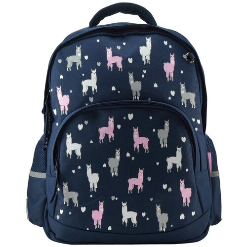 фото Рюкзак brunovisconti® классический синий с эргономичной спинкой «сказочная лама» арт. 12-002-098/02 bruno visconti