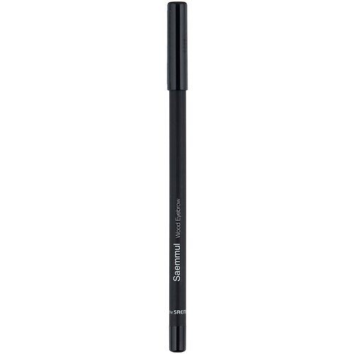 The Saem Карандаш для бровей Saemmul Wood Eyebrow, оттенок 04 black