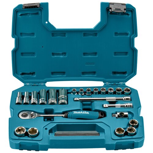 Набор инструментов Makita B-65573, 23 предм., синий