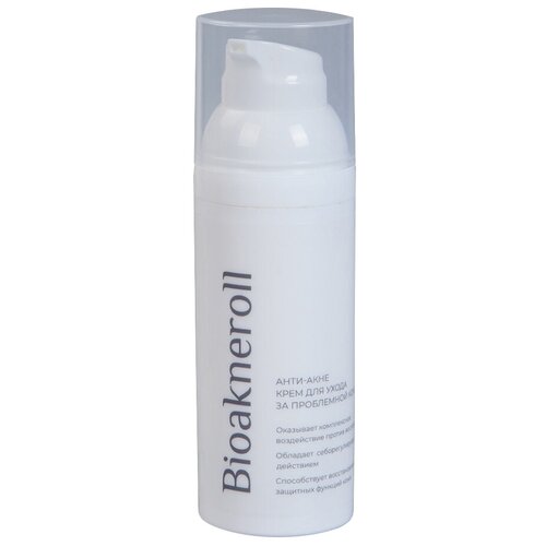 Анти-акне крем для ухода за проблемной кожей лица Bioakneroll