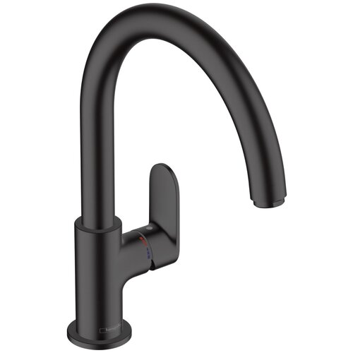 Смеситель для кухни Hansgrohe Vernis Blend M35 71870670 черный смеситель для кухни hansgrohe vernis 71870670 черный матовый