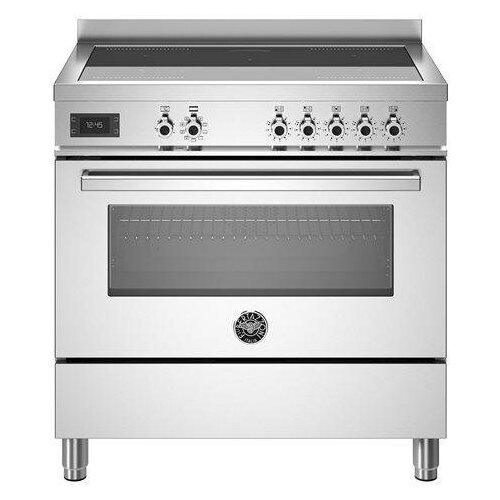 PRO95I1EXT Варочный центр Bertazzoni, 5 индукционных зон, многофункциональный электрический шкаф, 90 см Нержавеющая сталь