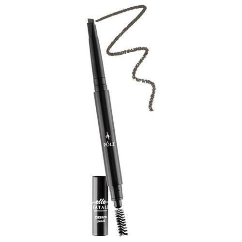 Pole Карандаш для бровей 2в1 Elle Fatale, оттенок 05 Dark Brown
