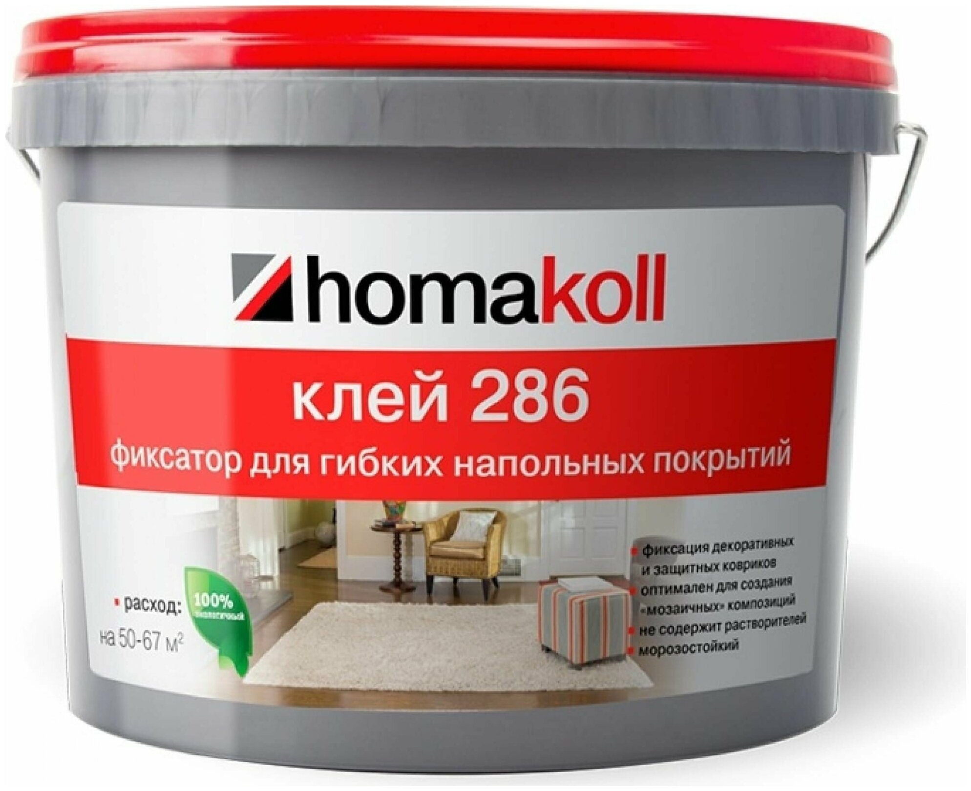 Клей для ковровой плитки Homakoll 286