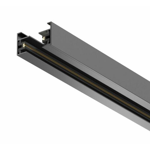 Шинопровод для трековых светильников, черный матовый 33*20*1000мм