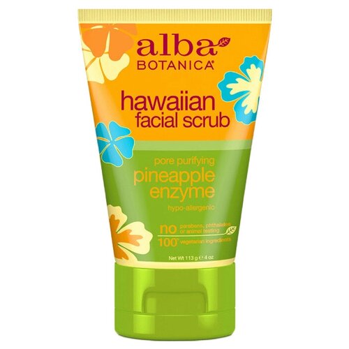 Alba Botanica скраб для лица Hawaiian Facial Scrub, 113 г