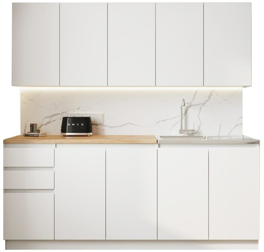 Кухня ДСВ-мебель Мори 2000 Белый ДС00000052189