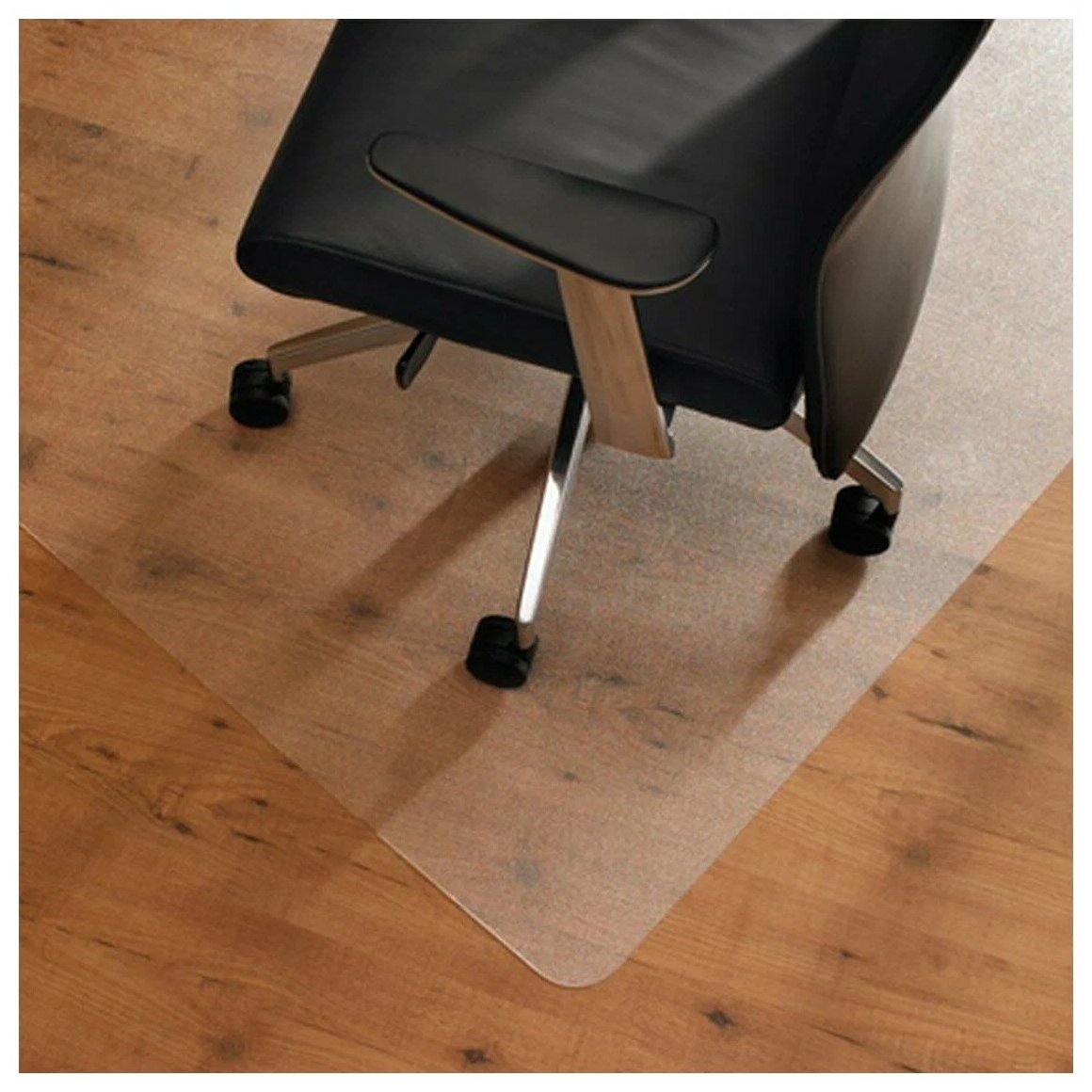 Коврик напольный Floortex прямоугольный для паркета/ламината ПВХ 120х90см - фото №5