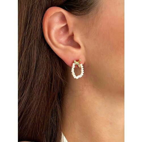 Серьги Keep Ring, золотой