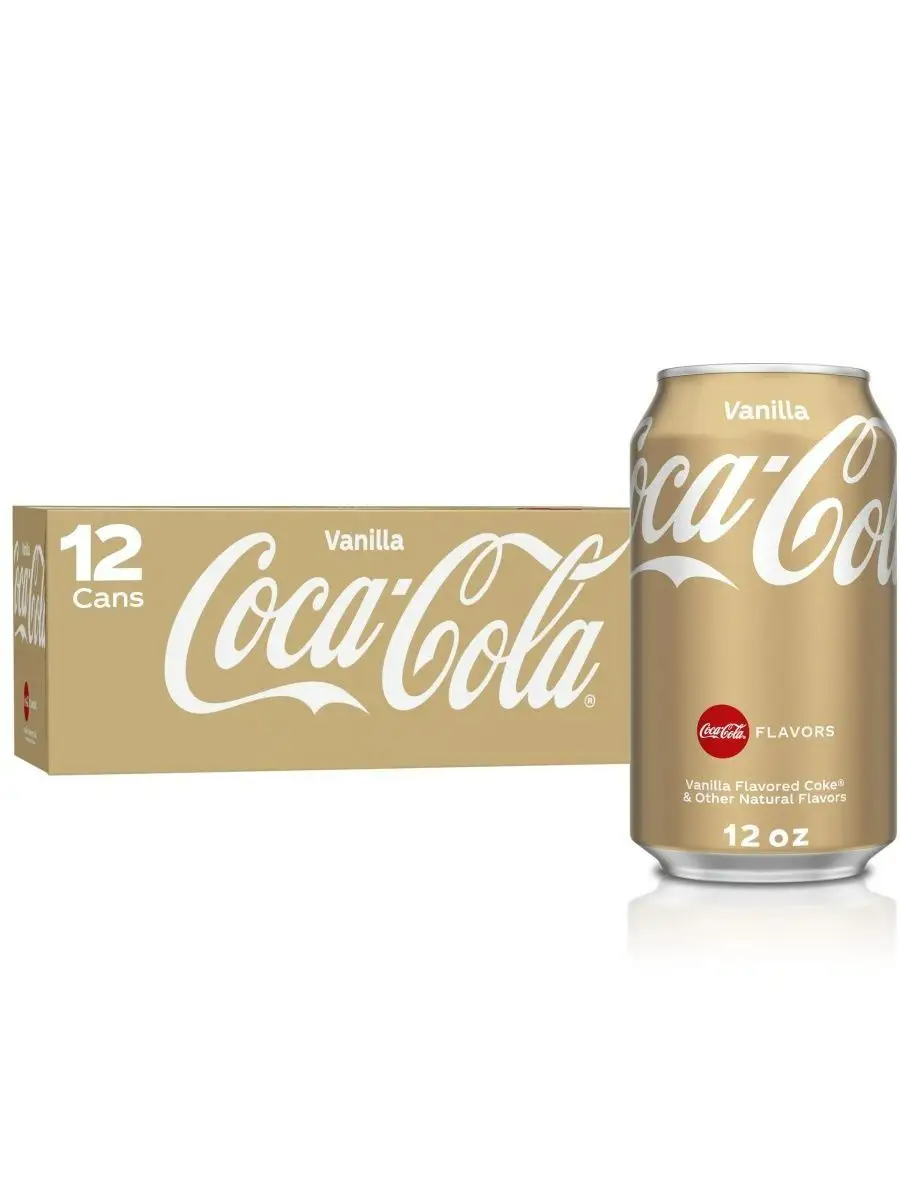 Газированный напиток Coca-Cola Vanilla, США, 0.355 л, металлическая банка, 12 шт.