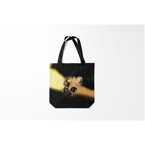 фото Сумка-шоппер / 40х40 см / рок / koяn korn got the life burnettie