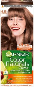 Стойкая питательная крем-краска для волос Garnier "Color Naturals", оттенок 6.25, Шоколад