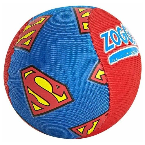 фото Мяч zoggs superman super hero gel ball 382443, 5 см, синий/красный