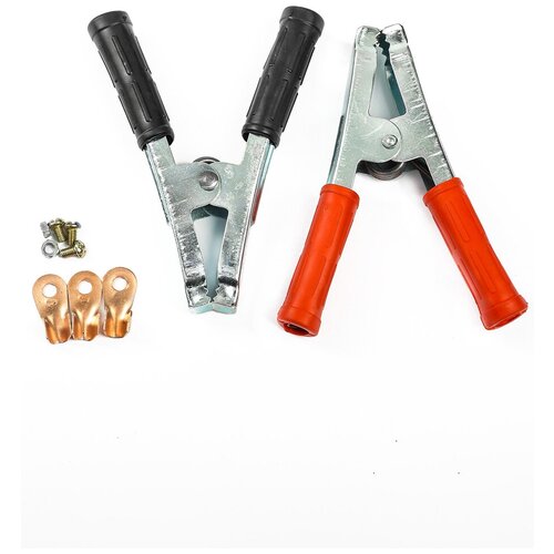 Зажимы-крокодилы для пусковых проводов 500 А 160 мм набор 2 шт 55200₽