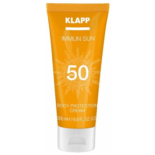 Купить Klapp Immun Sun Солнцезащитный крем для тела SPF 50 200 мл