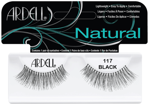 Ardell накладные ресницы Natural Fashion Lash 117, black, 2 шт.