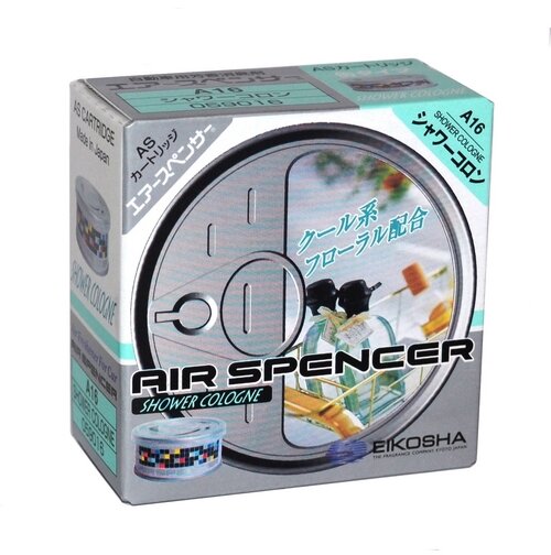 Eikosha Ароматизатор для автомобиля Air Spencer 40 г цветочный Shower Cologne