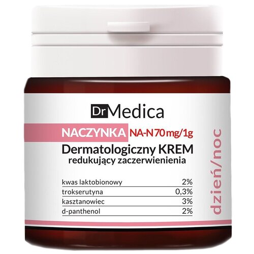 Bielenda Dr Medica Capillary Skin Дерматологический крем для лица, уменьшающий покраснения, 50 мл