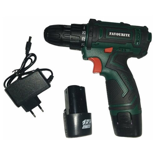 Аккумуляторная дрель-шуруповерт Favourite DC 1202 12В 2Ач 315500₽