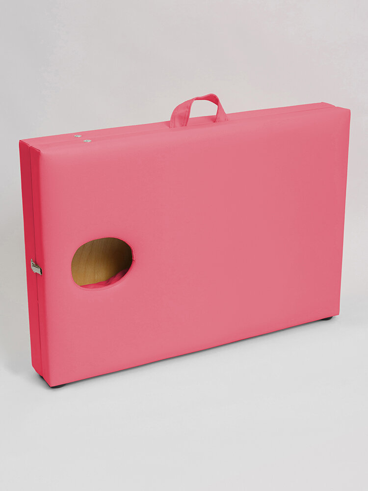 Кушетка складная массажная, Masscomplekt, 180/60 БМ+ВЛ, розовый - фотография № 4