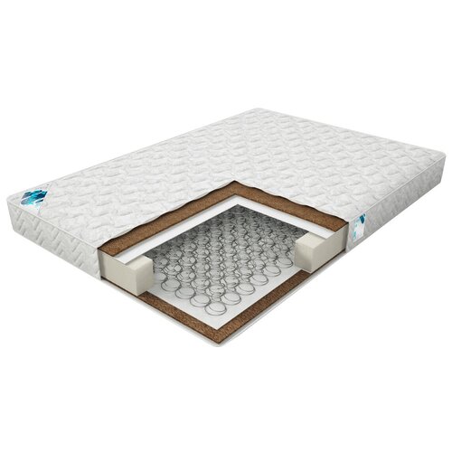 фото Матрас dimax практик хард bonnel, 130x180 см, пружинный