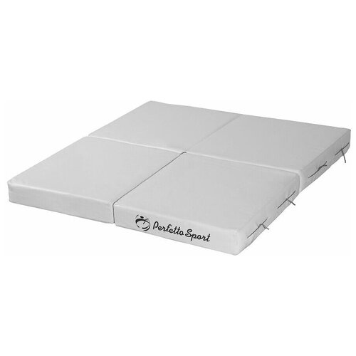 фото Мат № 11 (100 х 100 х 10) складной 4 сложения &quot;perfetto sport&quot; пастель