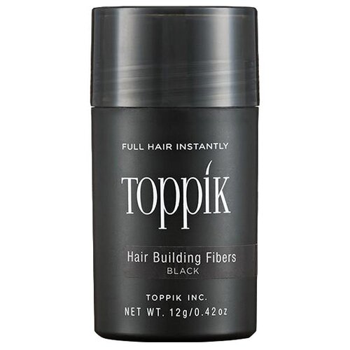 Toppik Загуститель волос Hair Building Fibers, black пудра загуститель для волос брюнет toppik 3г