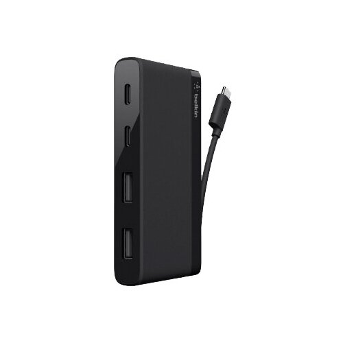 Belkin USB-C хаб Belkin Mini Hub 2USB2USB-C Black черный F4U090btBLK 529000₽