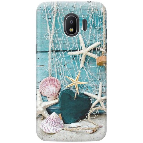 фото Cиликоновый чехол на samsung galaxy j2 (2018) / самсунг джей 2 2018 с принтом "морские звезды" gosso
