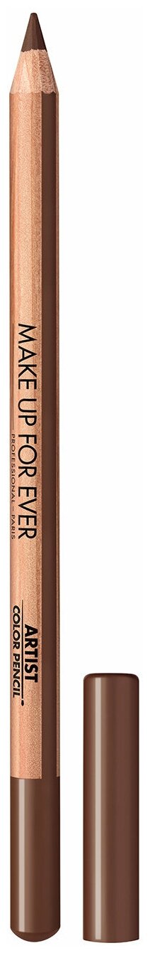 Карандаш для глаз | 608 Limitless Brown Make Up For Ever Artist Color Pencil Multi-Use Matte Pencil /1,4 мл/гр.