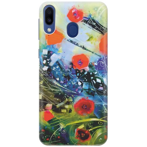 RE: PAЧехол - накладка ArtColor для Samsung Galaxy M20 с принтом Яркие цветы re paчехол накладка artcolor для samsung galaxy m20 с принтом фиолетовые цветы