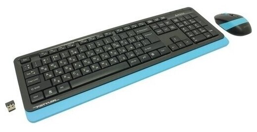 A4Tech FG1010 BLUE Комплект (клавиатура + мышь) FG1010BLUE
