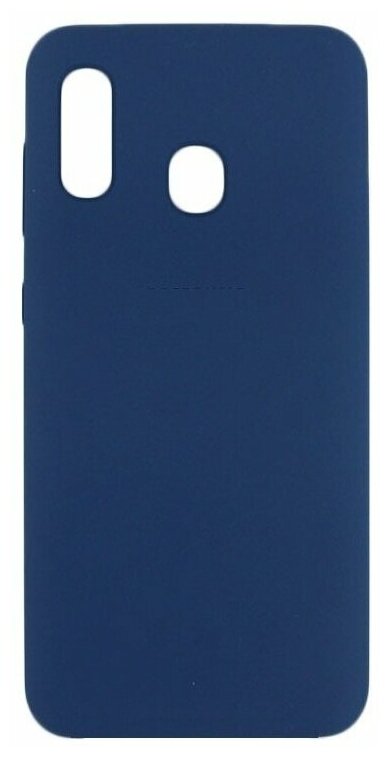 BoraSCO Чехол-накладка Microfiber Case для Samsung Galaxy A20s SM-A207FN blue (Синий)