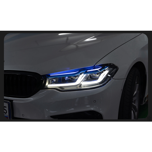 Передние светодиодные фары для BMW 5-series G30 дорест в стиле рестайлинг