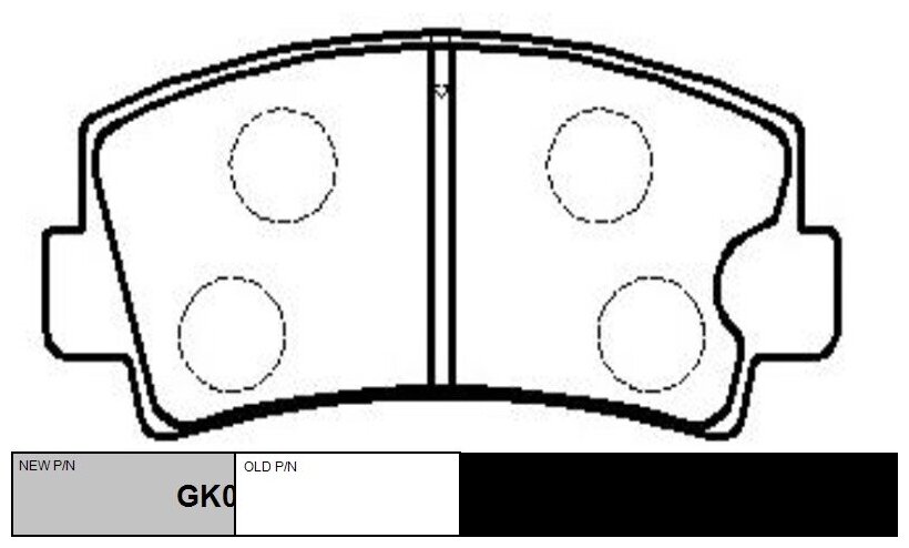 Колодки Задние Mazda 6 02->/323 98-04/626 97-02 Ctr Gk0675 CTR арт. GK0675